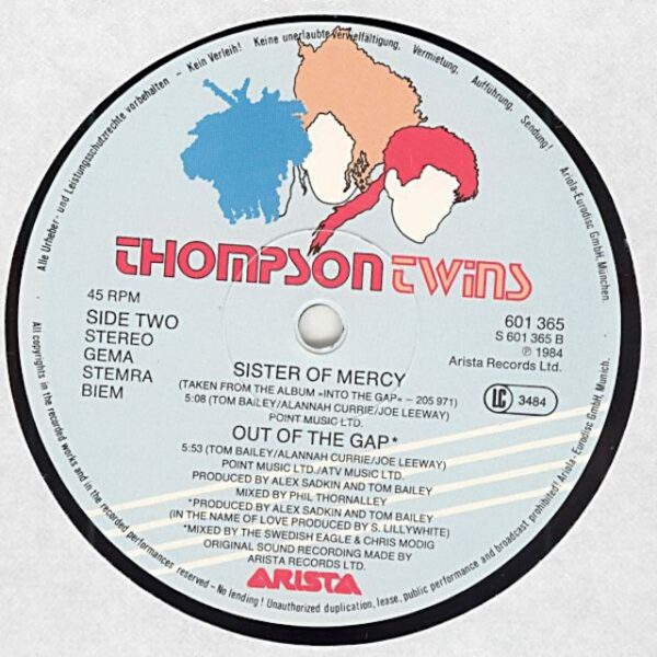 Thompson Twins – The Gap (Extended Version)