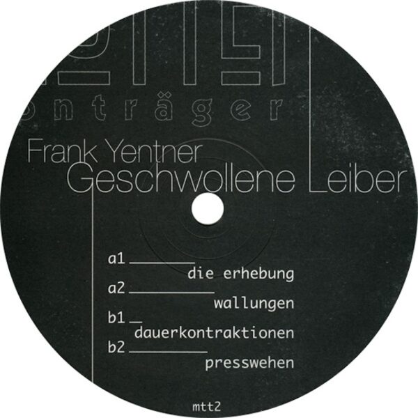 Frank Yentner – Geschwollene Leiber